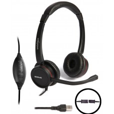 HD1665  - FONE DE OUVIDO SIRIUS RUBB BIAURICULAR CABO QD – USB